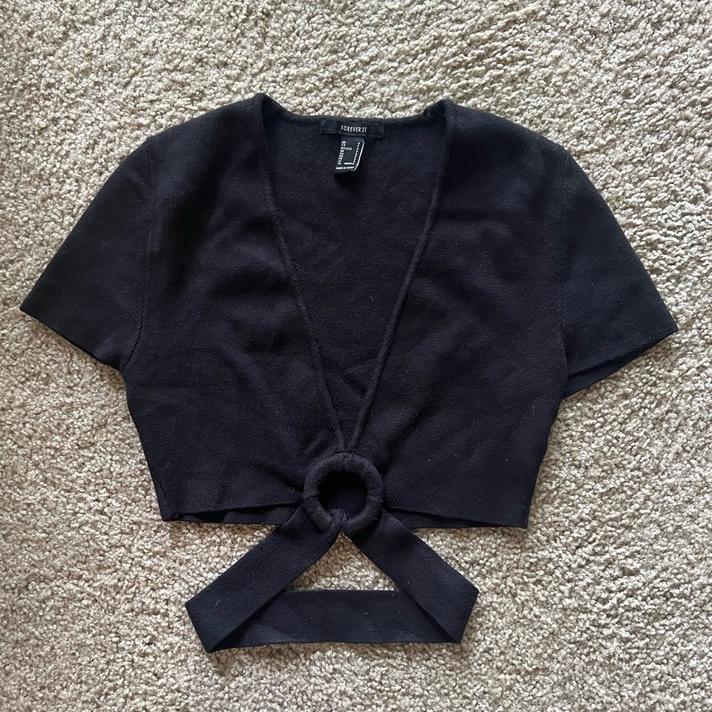 Forever 21 Black Crop Top🖤